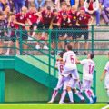 Esultanza dopo il gol partita in Trastevere – Francavilla del 18 settembre 2016 (1-0)