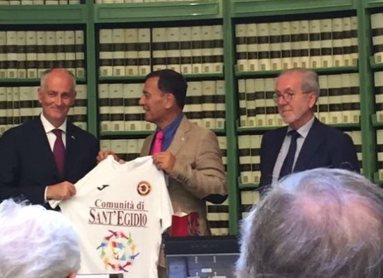 Il Trastevere Calcio al convegno “Sport e Legalità” in Senato. Donata la nostra maglia al Capo della Polizia Franco Gabrielli