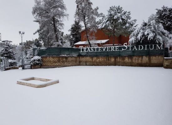 Attività sospese al Trastevere Stadium