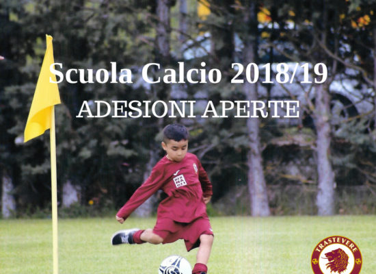 Scuola calcio 2018-2019, via alle adesioni!