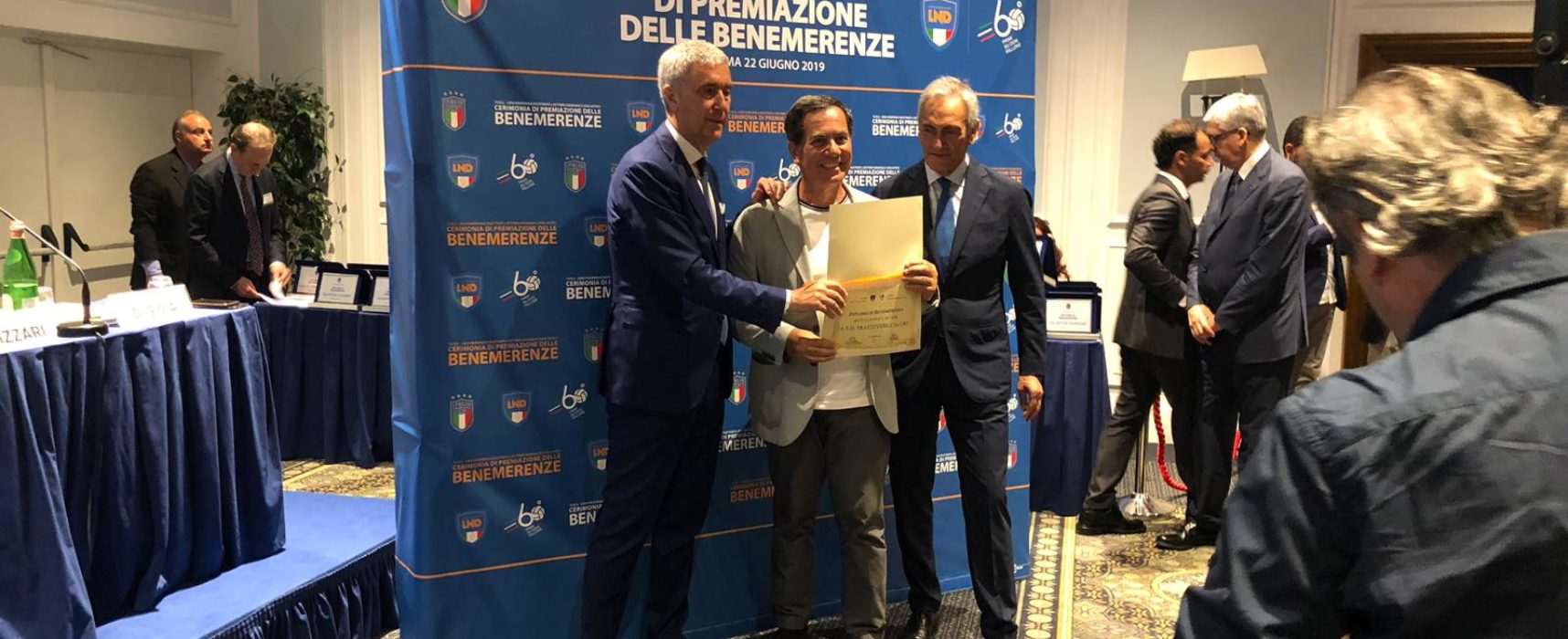 TRASTEVERE PREMIATO DALLA FIGC PER I 100 ANNI DI ATTIVITÀ