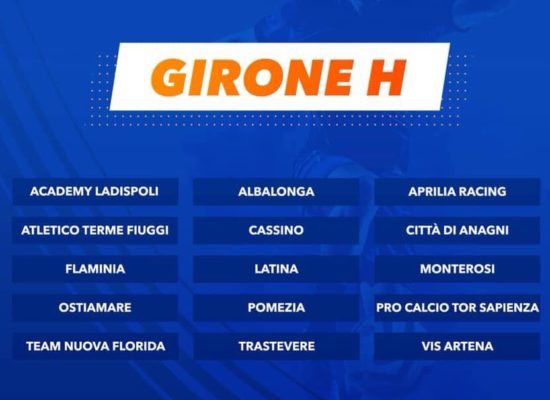 GIRONE H PER LA JUNIORES