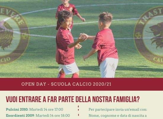 OPEN DAY SCUOLA CALCIO 2020/21