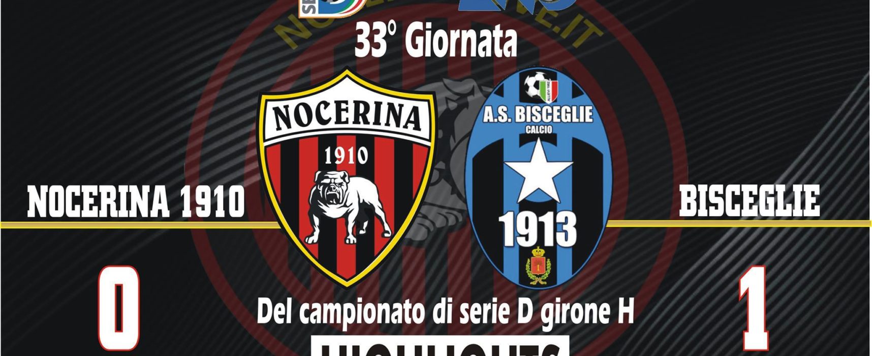 Nocerina – Bisceglie 0-1: depositate osservazioni presso il Dipartimento Interregionale