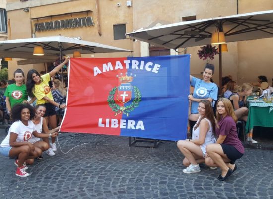 PRESENTATE OGGI LE NUOVE BANDIERE DEL TRASTEVERE STADIUM