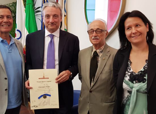 Premio “Sport e legalità”, presenti alla consegna Presidente e vice Presidente