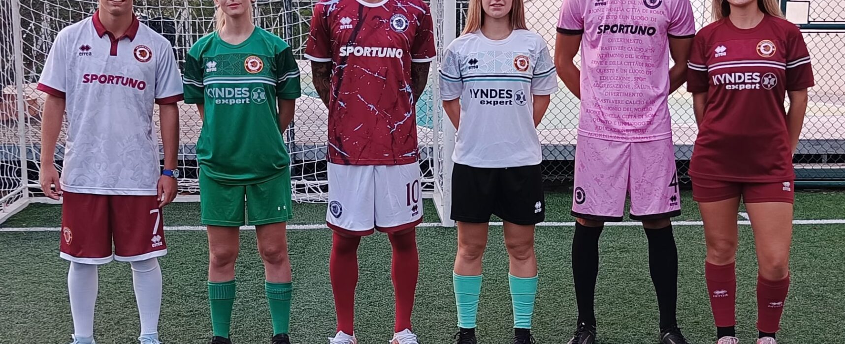 Trastevere, presentate le maglie per la stagione 2024/25